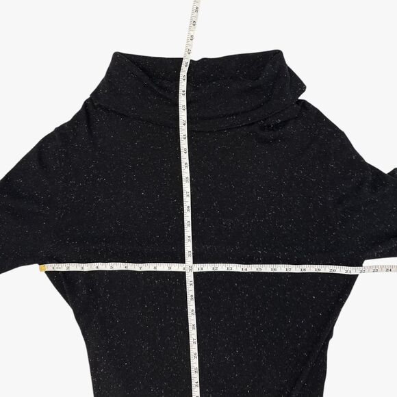 Stitch Drop Women's Oversized Lounge Sweater Dress in Black Sz XL Casual Winter - Picture 4 of 6